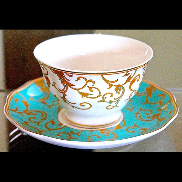 GRACES TEAWARE CUP SAUCER SET - Picture 2 of 4